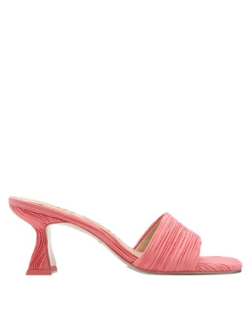 Cult Gaia Pink 65Mm Sculpted-Heel Sandals