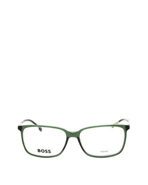 Boss Green Rectangle-Frame Glasses