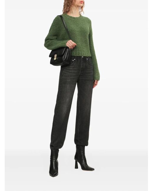 Rag & Bone Black Miramar Elasticated Jeans