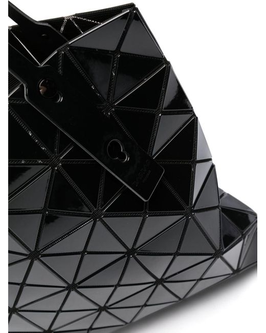 Bao Bao Issey Miyake Black Lucent Geometric-pattern Shoulder Bag
