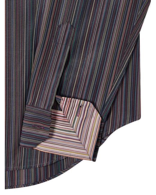 Paul Smith Purple Signature Stripe Shirt for men