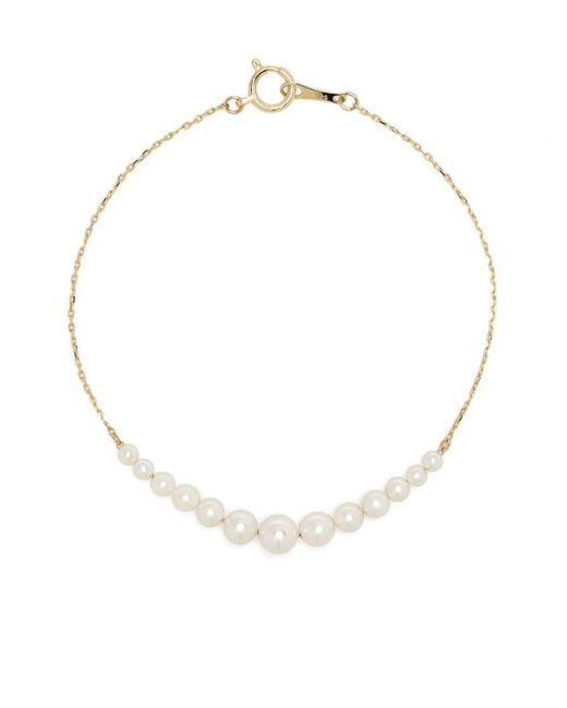 Mizuki White Bracelet En 14Ct Serti De Perles Akoya