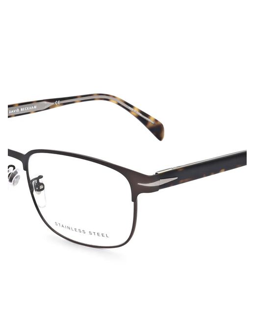 David Beckham White Square-Frame Glasses for men
