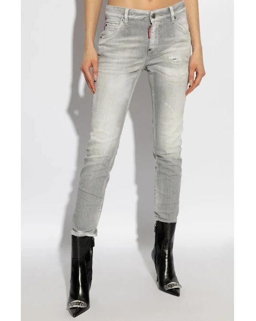 DSquared² Gray Jennifer Jeans
