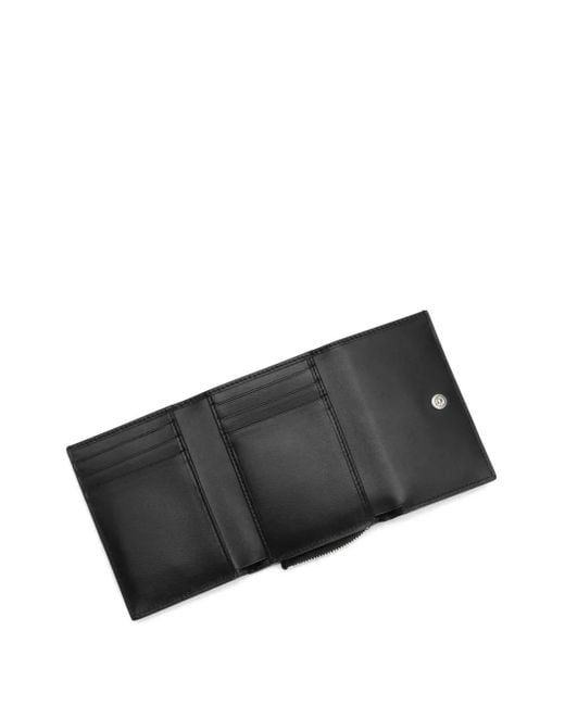 Dolce & Gabbana Black Logo-Embossed Leather Wallet for men