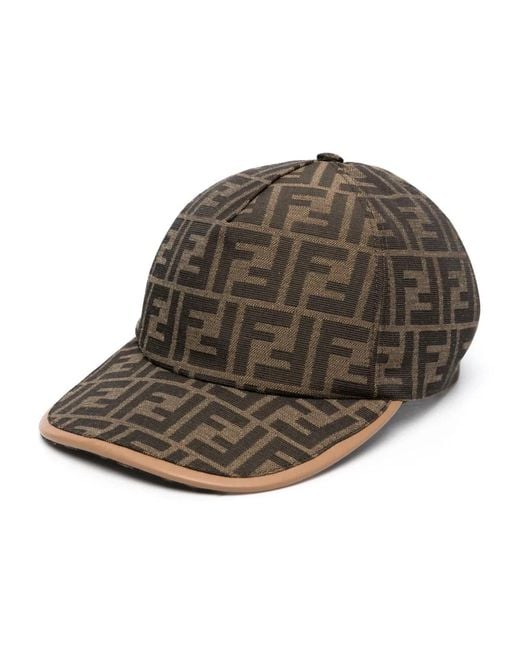 Fendi Multicolor Embroidered Polyester Blend Baseball Cap for men