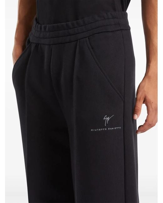 Giuseppe Zanotti Black Lr-64 Cotton Trousers for men