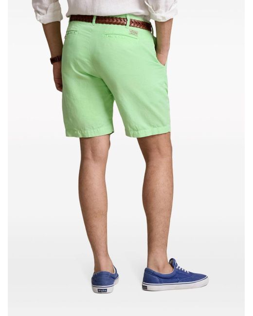 Polo Ralph Lauren Green Straight-leg Bermuda Shorts for men
