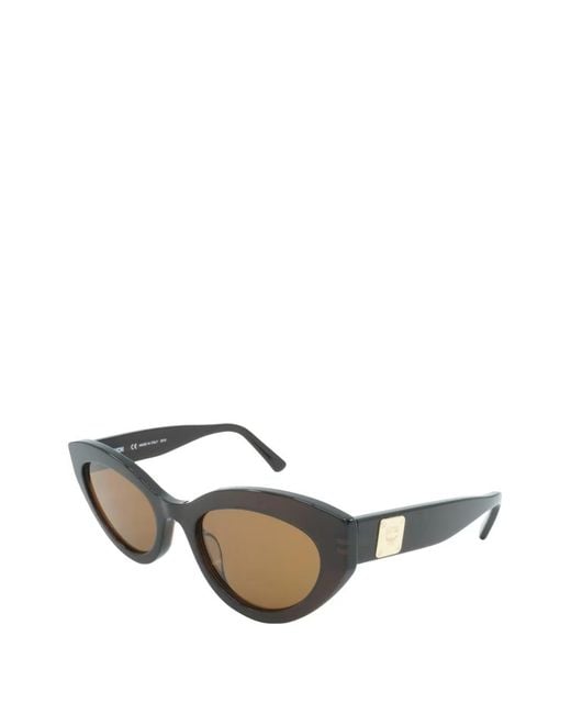MCM Brown Cat-Eye Frame Sunglasses for men