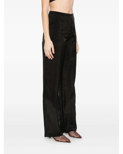 Occleus Black Kate Silk Pants