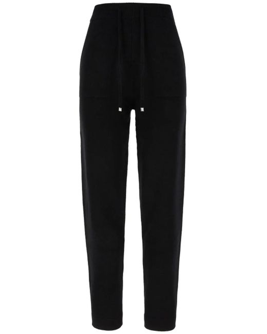 Max Mara Black Opera Track Pants