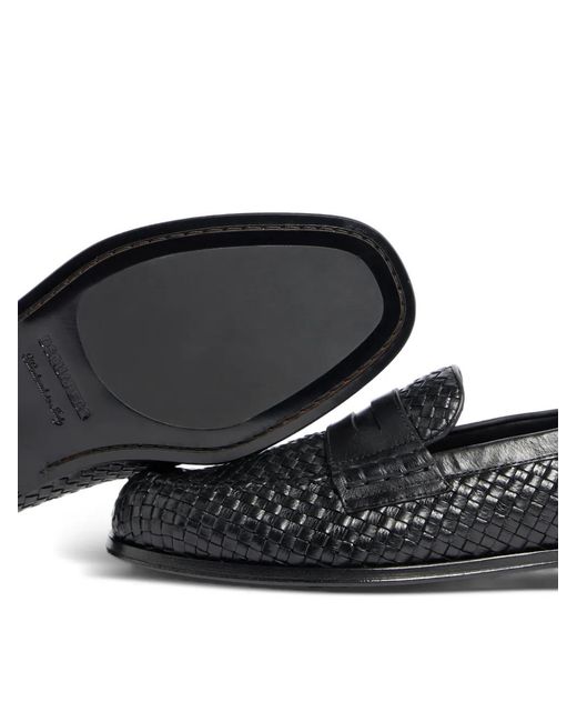DSquared² Neoclassic Loafers in het Black voor heren