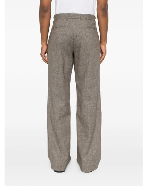Sandro Gray Pleated Trousers for men