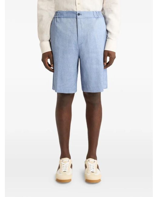Etro Blue Bermuda Jogging Shorts for men