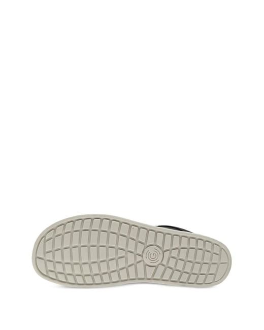 Groundies Black Round-Toe Lace-Up Sneakers