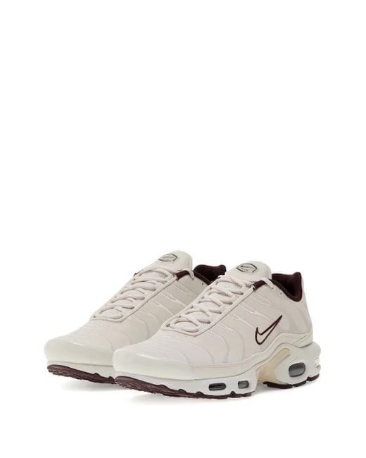 Nike White Air Max Plus Premium Sneakers for men