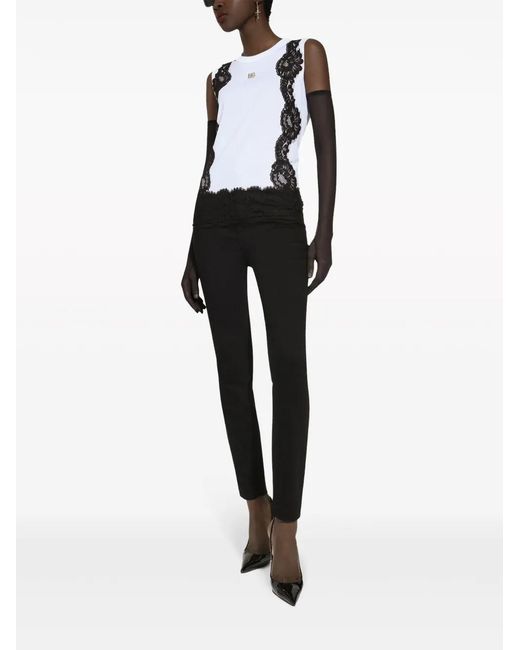 Dolce & Gabbana Black Audrey Skinny-Cut Jeans