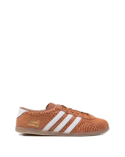 Adidas Brown Gazelle Lo Pro Sneakers for men