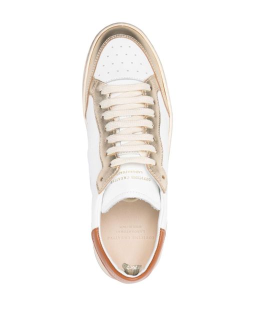 Officine Creative White Magic 101 Leather Sneakers
