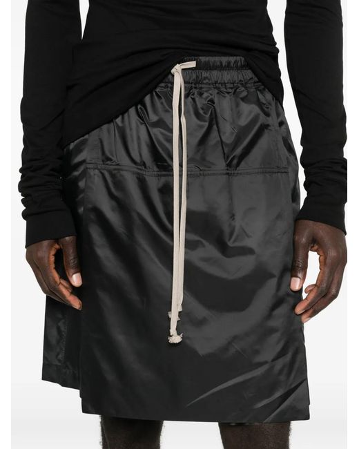 Moncler Black Drawstring Pocket Skort for men
