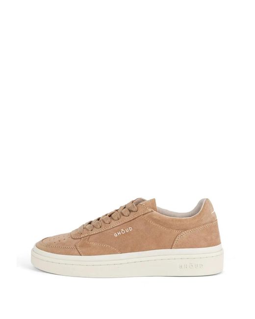 GHOUD VENICE White Palm Suede Sneakers for men