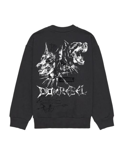 メンズ DOMREBEL Puppy プルオーバー Black