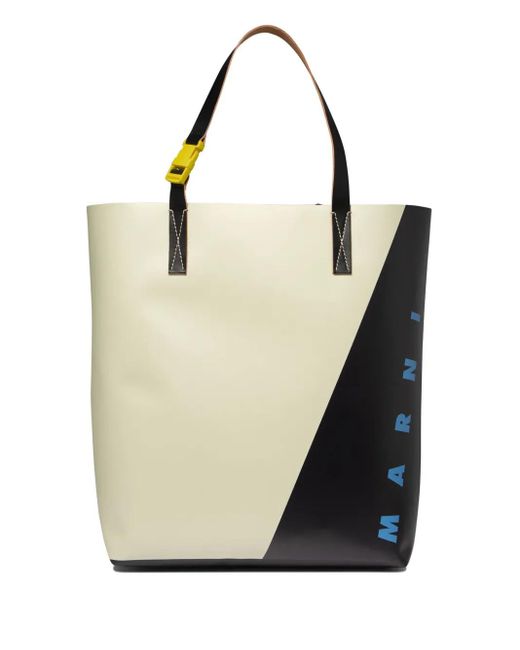 Marni Shopper Mit Logo-Print in White für Herren