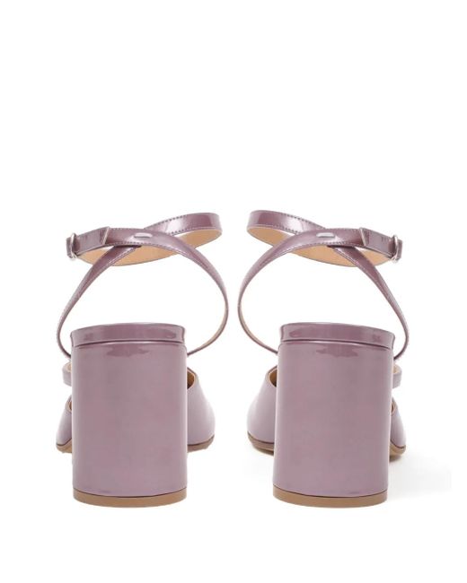 Maison Margiela Pink 80Mm Ankle-Strap Pumps