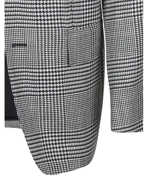 Tom Ford Gray Single-Breasted Blazer for men