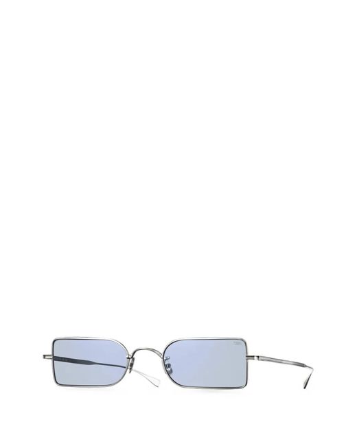 Eyevan 7285 White 798 Rectangle-Frame Sunglasses