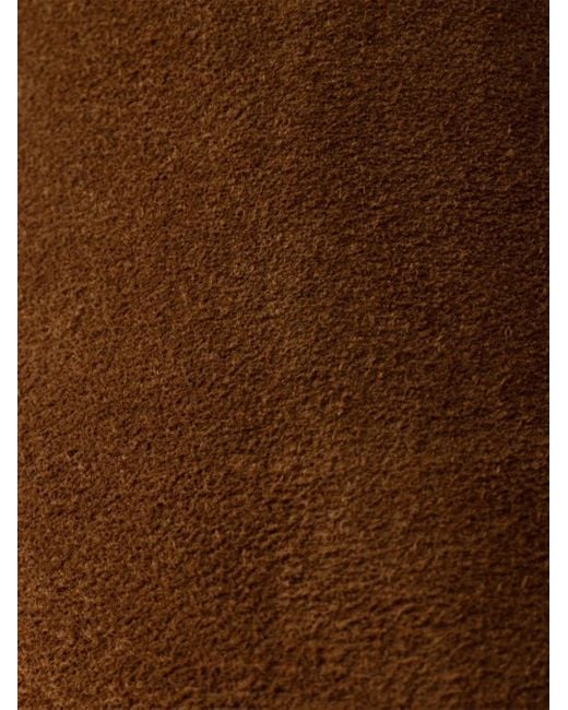 Prada Brown Mules Mit Shearling-Futter