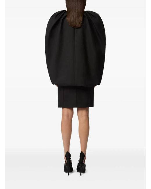 Nina Ricci Black Gabardine Cape
