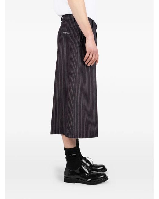 Societe Anonyme Blue Pinstripe Shorts