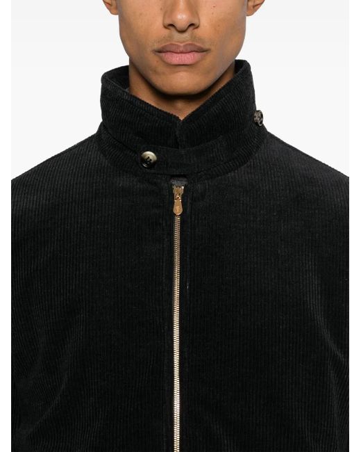 Brunello Cucinelli Black Corduroy Jacket for men