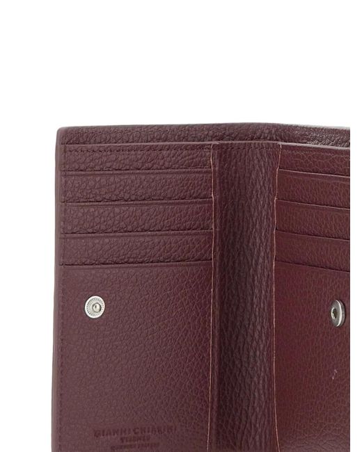 Gianni Chiarini レザー 財布 Purple