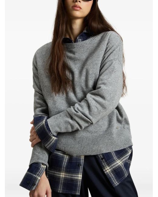 Woolrich クルーネック セーター Gray