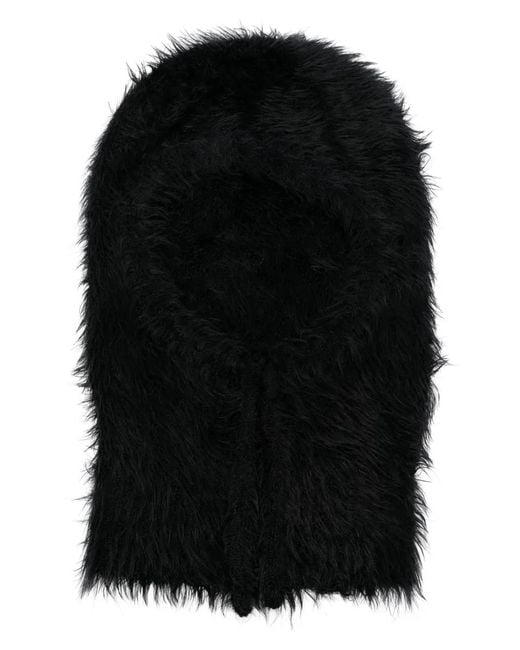 MARINE SERRE Black Moon-Logo Balaclava
