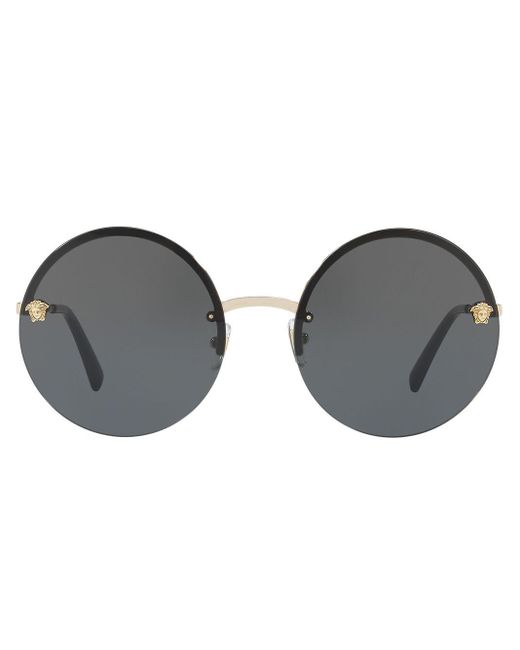Versace Eyewear Metallic Sonnenbrille mit Medusa