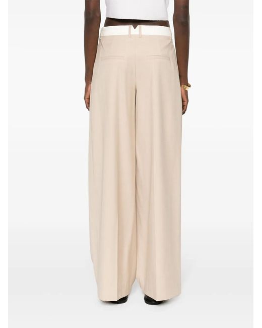 Remain Natural Wide-Leg Trousers