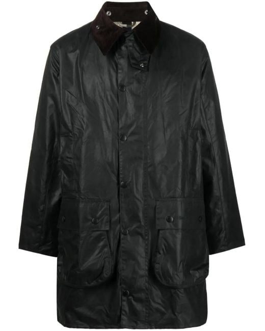 Barbour Black Border Waxed Lightweight Jacket for men
