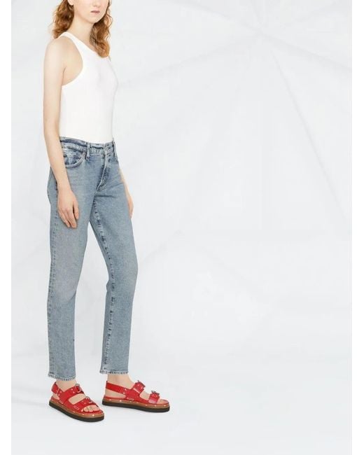 Citizens of Humanity Blue Skyla Cigarette Jeans