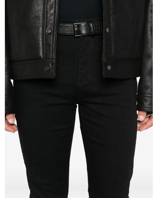 Marc O' Polo Black Button-Fastening Skinny Jeans for men