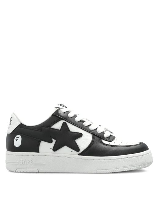 A Bathing Ape Black Bape Sta Sneakers