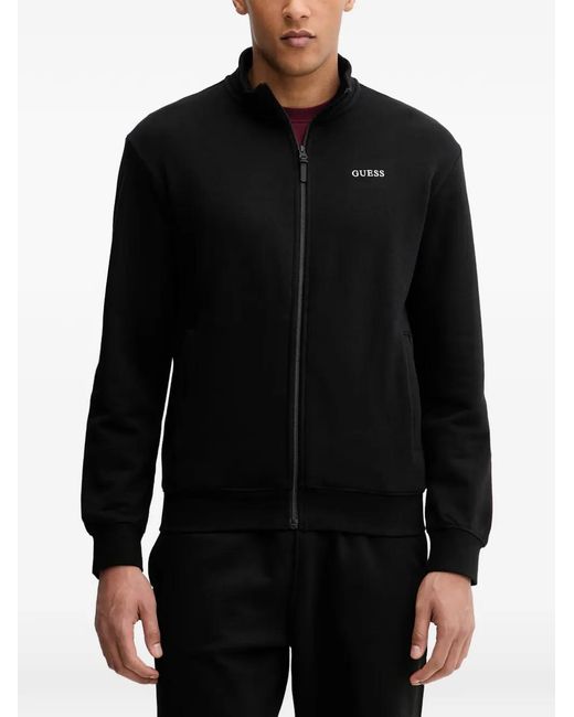 Guess Pullover Mit Logo-Print in Black für Herren