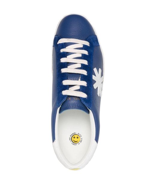 Manuel Ritz Sneakers mit Logo-Print in Blue für Herren