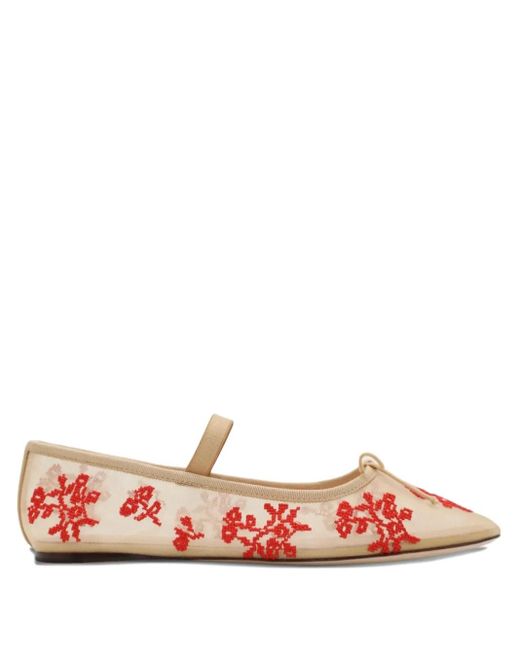 Bailarinas Leonie bordadas Loeffler Randall de color Pink