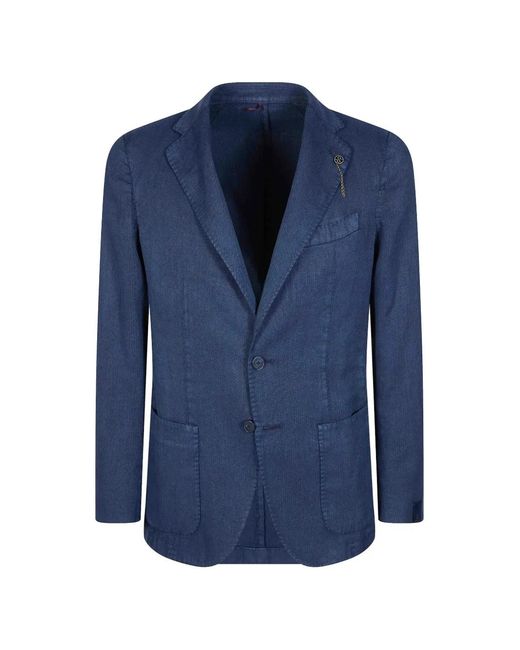 Santaniello Blue Pin Jacket for men