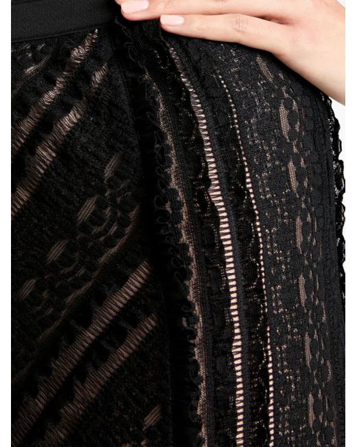 Cinq À Sept Black Maceio Ruffled Skirt