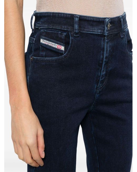DIESEL Blue Slandy Skinny-Jeans mit hohem Bund