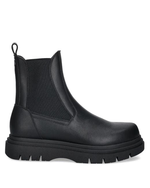 Guess Black Lug-Sole Chelsea Boots for men
